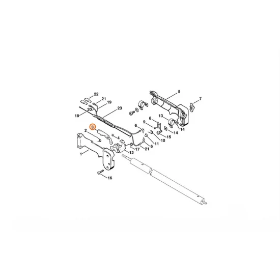 STIHL  Dźwignia blokady 4126 182 0806